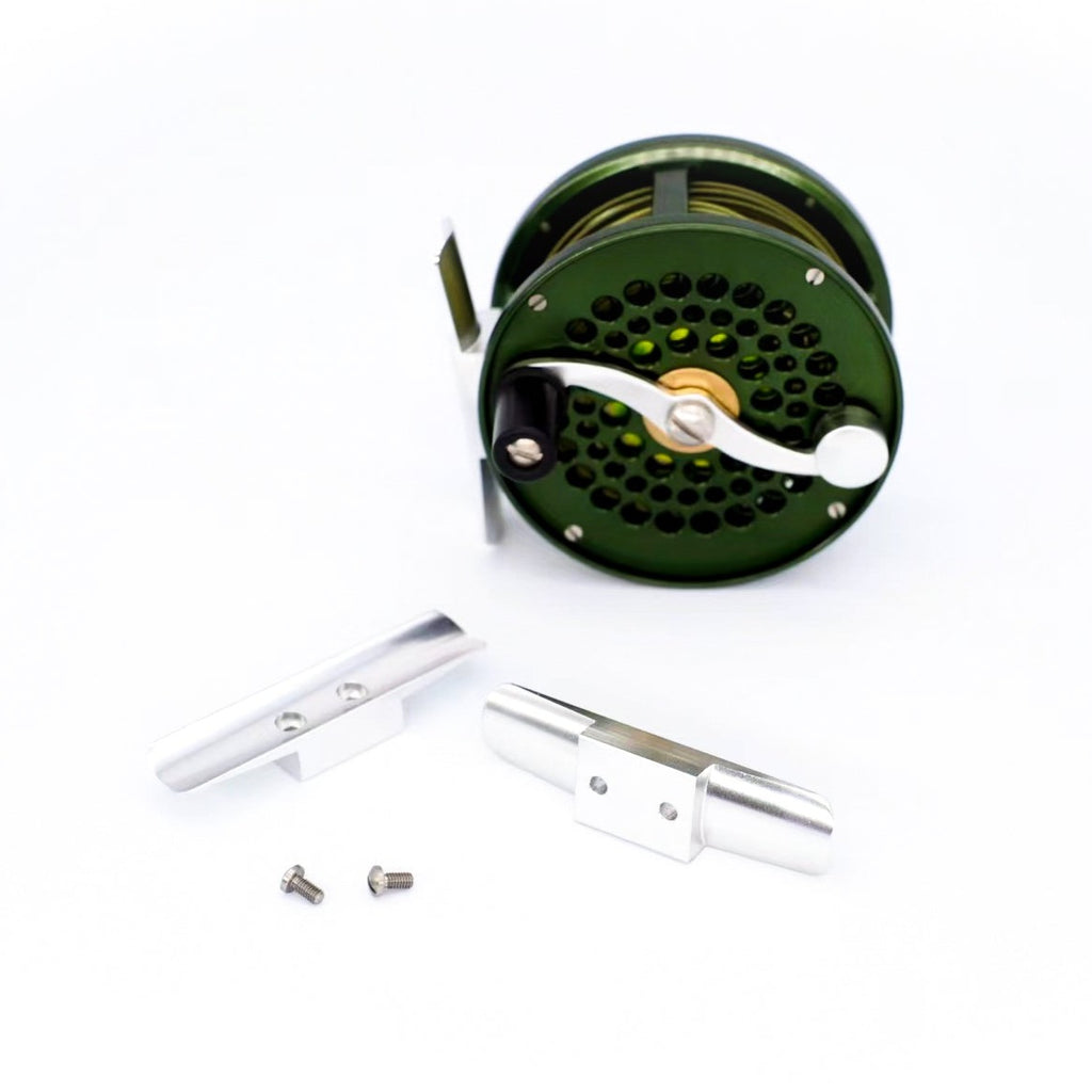 classic fly rod and reel Iwana Special Reel Feet for Vintage Rods